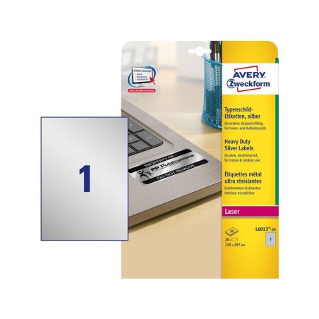 Avery Silver Heavy Duty Labels